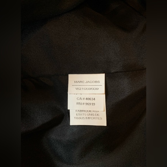Marc Jacobs Black Midi Dress, size 8 - Picture 9 of 10